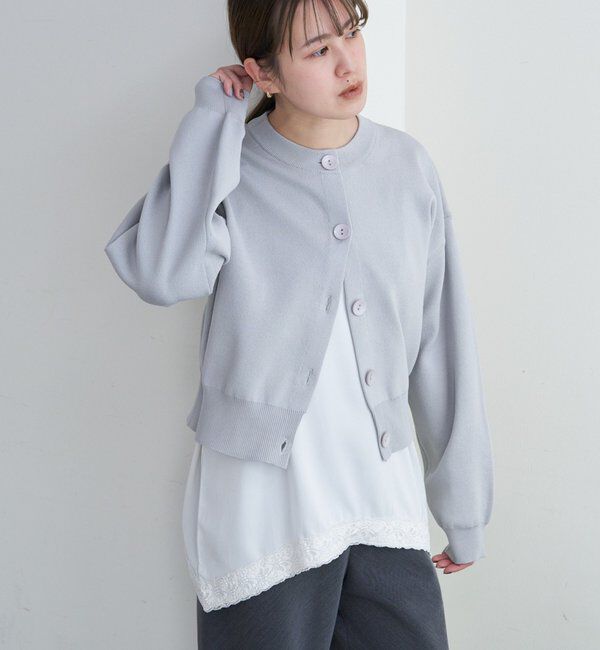  「ソフトニットカーディガン」|カーディガン|