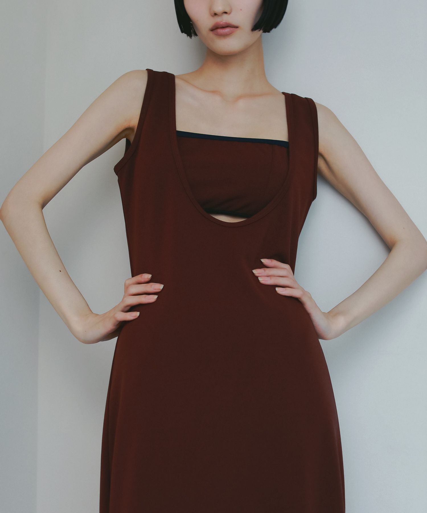 A part by 「【スイムウェア】3点セット_Uネックワンピース」|ビキニ|