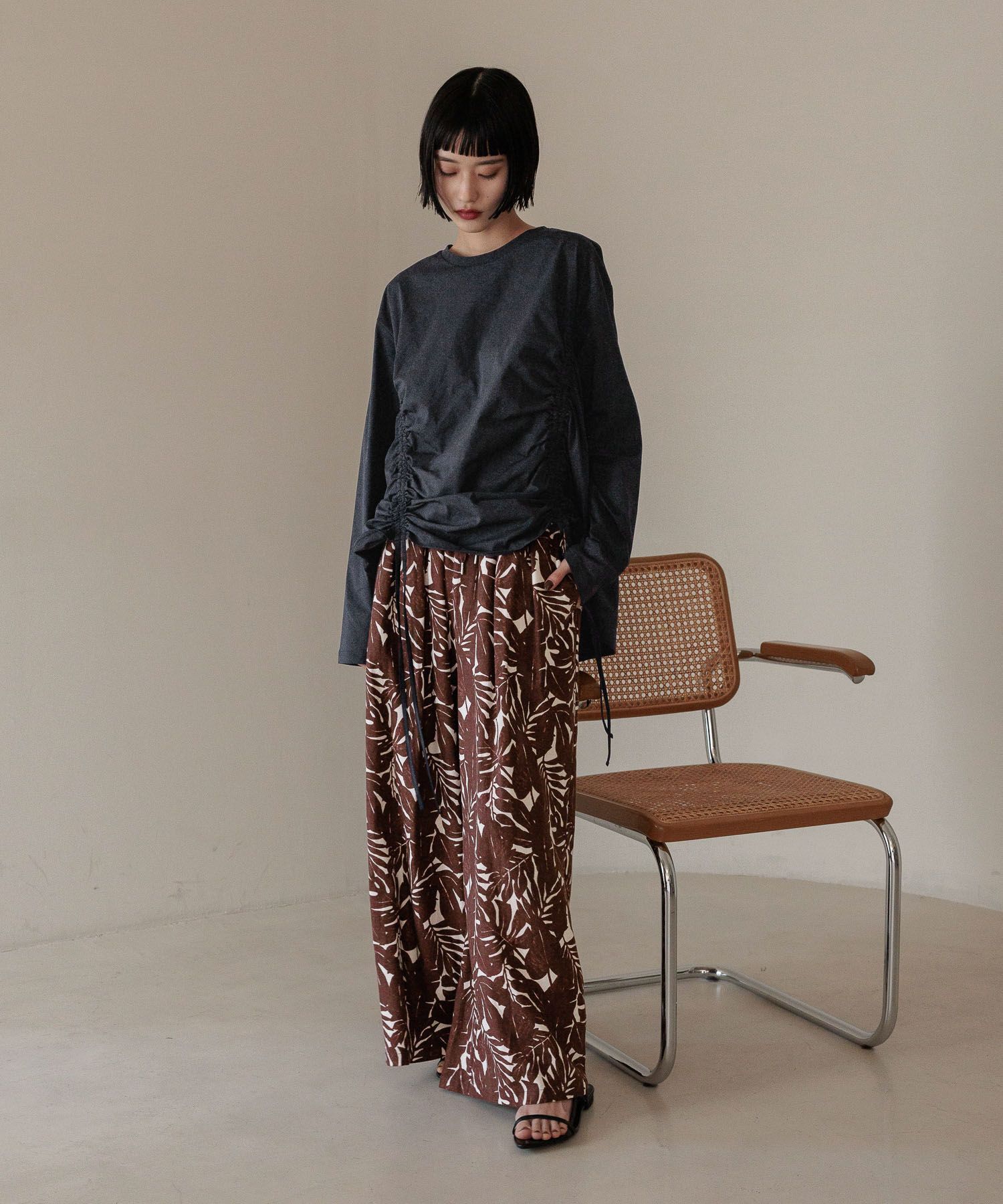 LOWRYS FARM「ホップサックイージーパンツ」|チノ|