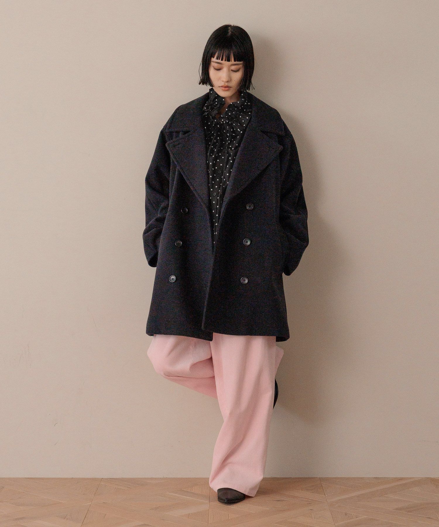 LOWRYS FARM「コーデュロイワイドパンツ」|チノ|