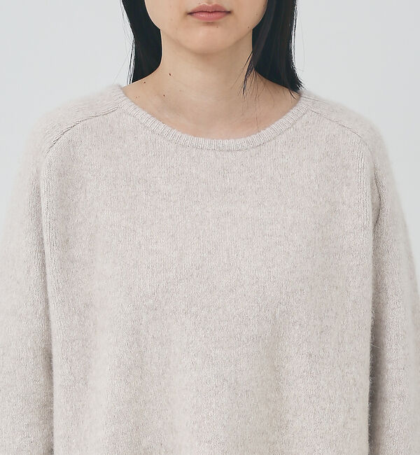 collex「ラクーン混 フォルムニットプルオーバー」|ニット・セーター|