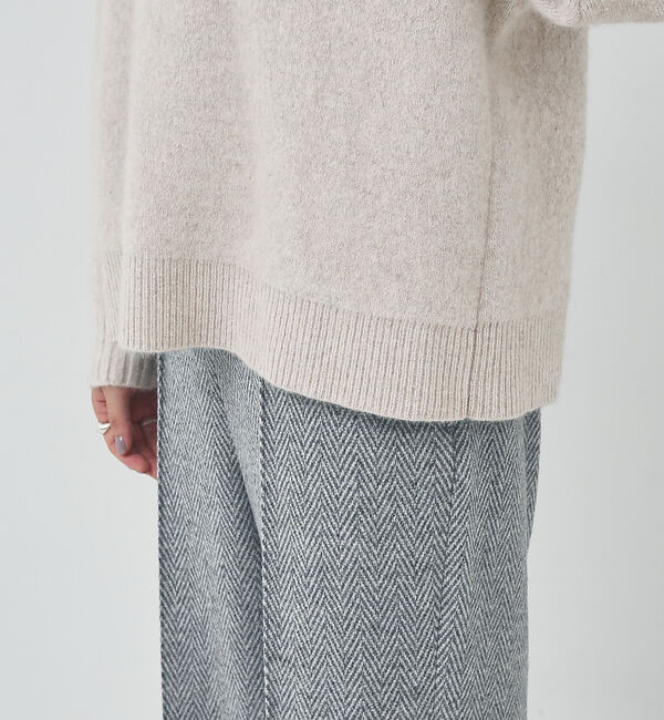collex「ラクーン混 フォルムニットプルオーバー」|ニット・セーター|