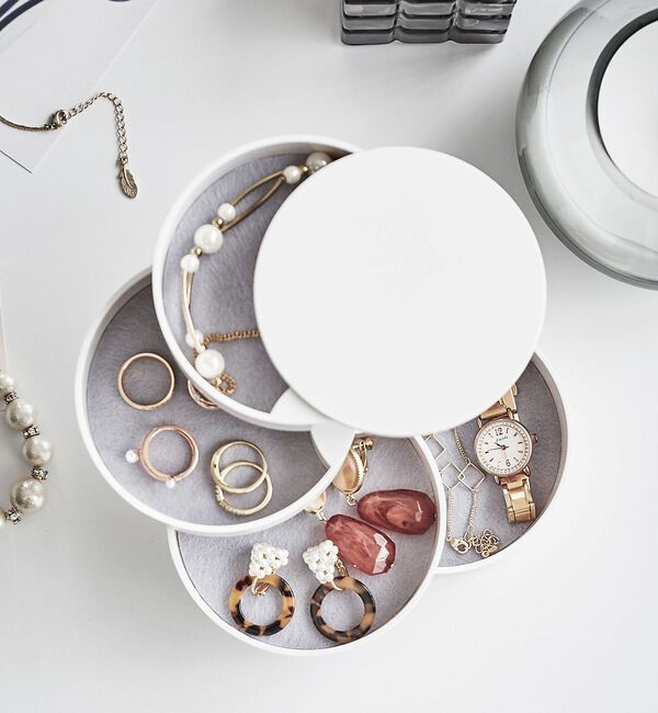 collex「【tower】 アクセサリートレー4段 回転式」|その他|