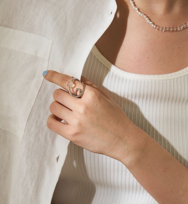 collex「【dignif】【金属アレルギー対応】リンク ゛Orbit」|リング|クリア