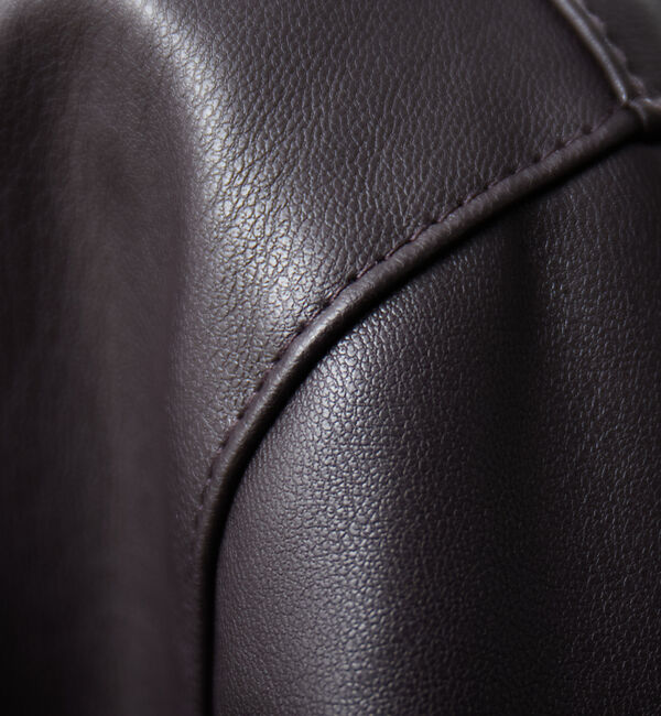 ABAHOUSE「【定番】ネオレザー シングル ライダース」|ライダースジャケット|