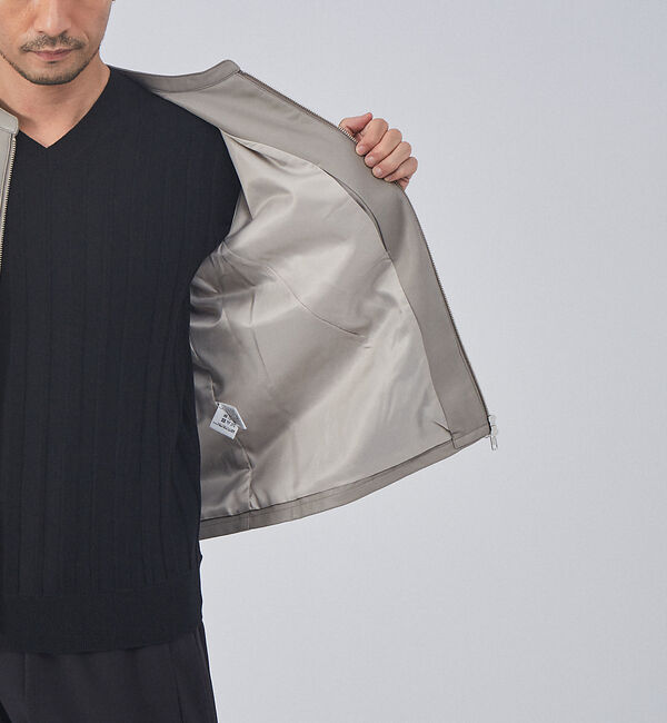 ABAHOUSE「【定番】ネオレザー シングル ライダース」|ライダースジャケット|