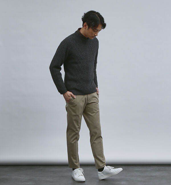 ABAHOUSE「ハイストレッチ コットン スラックス」|スラックス|