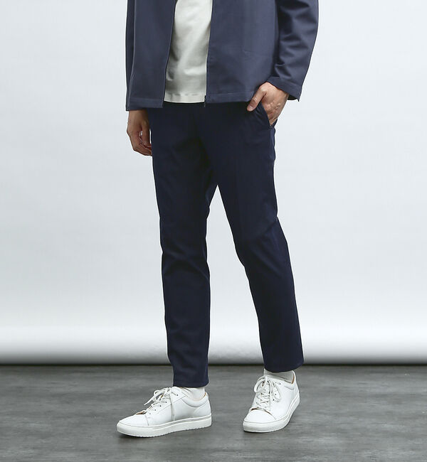 ABAHOUSE「ハイストレッチ コットン スラックス」|スラックス|ダークネイビー