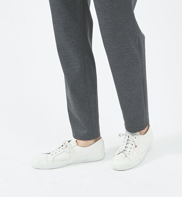 ABAHOUSE「【360&deg;ストレッチ】ポンチ リバープリント イージーパンツ」|スラックス|