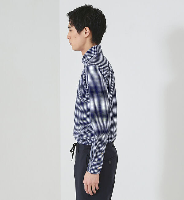 ABAHOUSE「【FLEX SHIRTS】ドライモーメント ギンガムチェックシャツ」|シャツ・ブラウス|