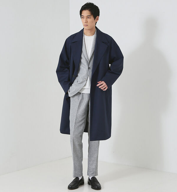 ABAHOUSE「【セットアップ対応/FLEX PANTS】カラミ織り ストレッチ メッシュ パン」|スラックス|