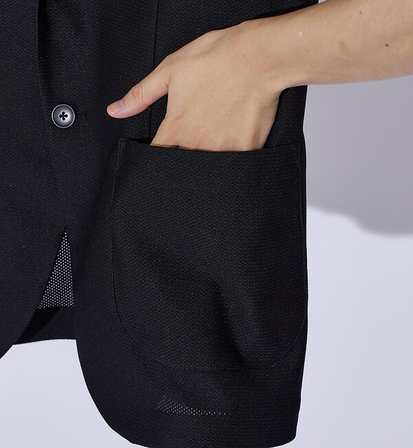 ABAHOUSE「【セットアップ対応】トリコット メッシュジャケット / サマージャケット」|テーラードジャケット|