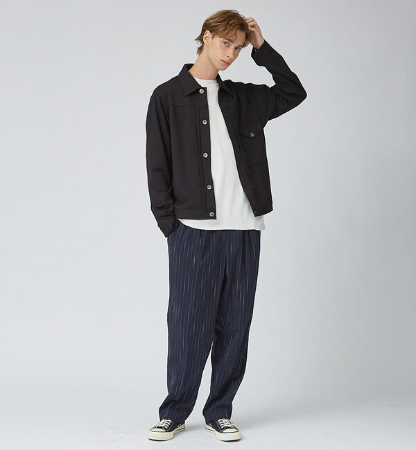 ABAHOUSE「【デニムディテール】ストレッチポンチ トラッカーブルゾン / ポンチGジャン」|その他|