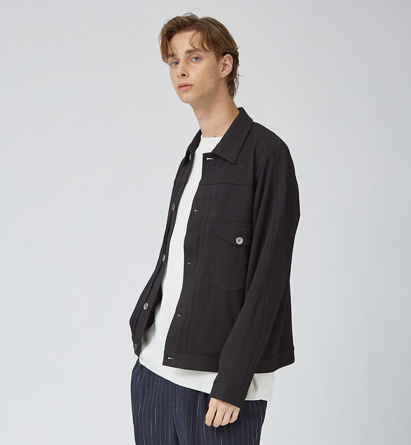 ABAHOUSE「【デニムディテール】ストレッチポンチ トラッカーブルゾン / ポンチGジャン」|その他|