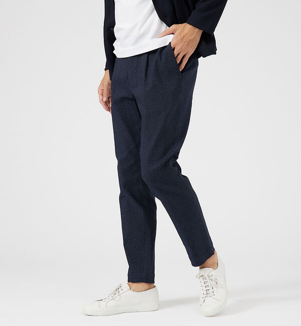 ABAHOUSE「【360&deg;ストレッチ】1タックイージーパンツ / スリムシルエット」|その他|