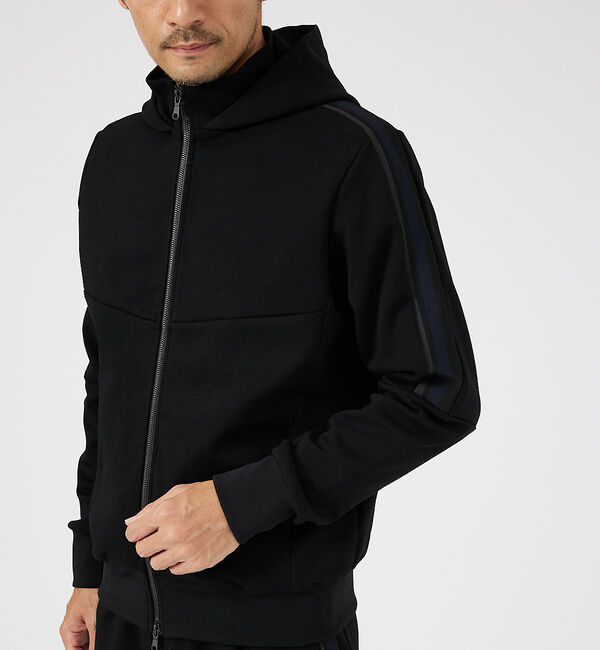 ABAHOUSE「【セットアップ対応】ラインハイショク コンビ ZIPパーカー」|パーカー|