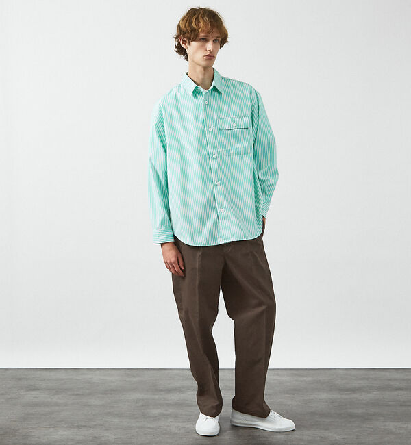 ABAHOUSE「クリア ストライプ レギュラーカラーシャツ」|シャツ・ブラウス|