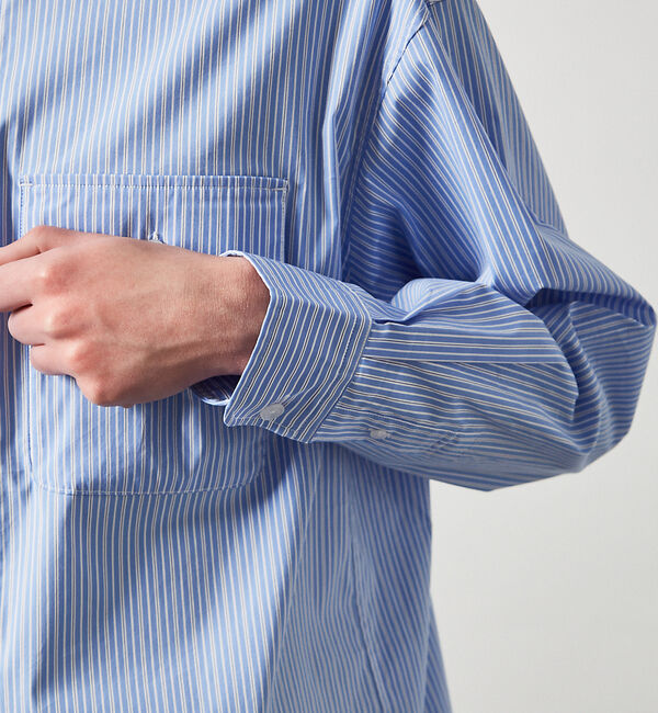 ABAHOUSE「クリア ストライプ レギュラーカラーシャツ」|シャツ・ブラウス|