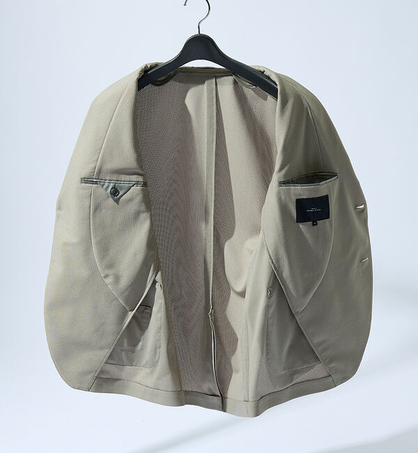 ABAHOUSE「【セットアップ対応/FLEX JACKET】トリコット メッシュジャケット /」|テーラードジャケット|