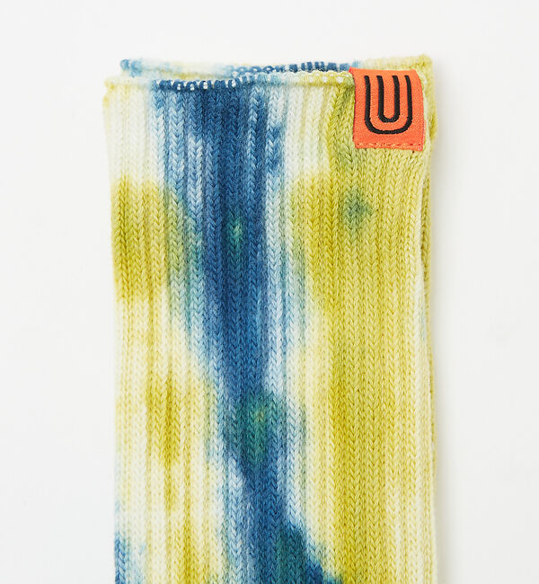 ABAHOUSE「【UNIVERSALOVERALL / ユニバーサルオーバーオール】タイダイソッ」|ソックス|