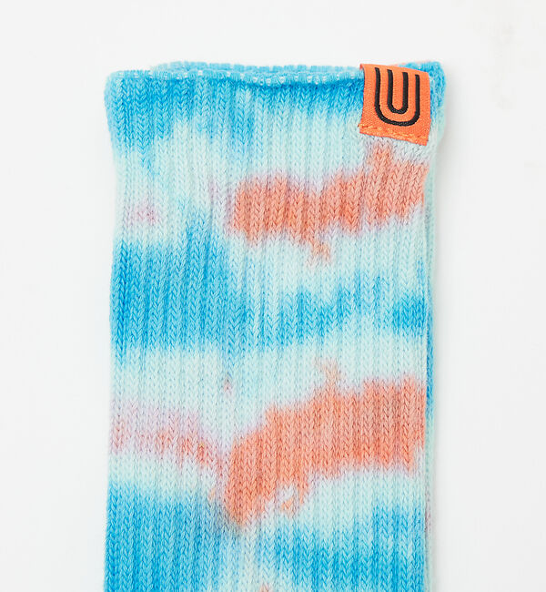 ABAHOUSE「【UNIVERSALOVERALL / ユニバーサルオーバーオール】タイダイソッ」|ソックス|