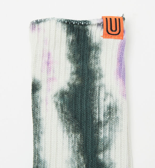 ABAHOUSE「【UNIVERSALOVERALL / ユニバーサルオーバーオール】タイダイソッ」|ソックス|