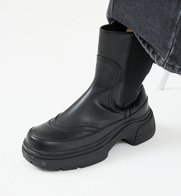 ABAHOUSE「【PAES /ペイズ】LEATER BOOTS AW01/レザーブーツ」|ショートブーツ|