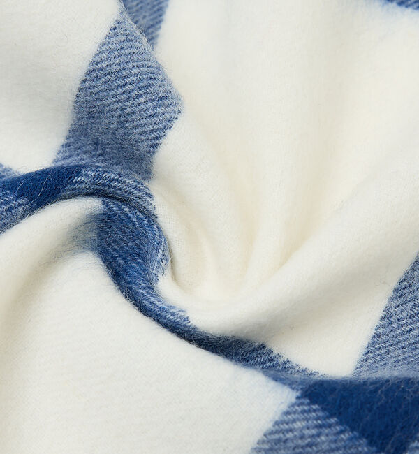 ABAHOUSE「ウール&times;カシミヤ　チェック マフラー / ON・OFF兼用」|マフラー|