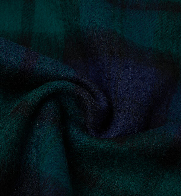 ABAHOUSE「ウール&times;カシミヤ　チェック マフラー / ON・OFF兼用」|マフラー|