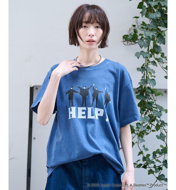 ABAHOUSE「【GOOD ROCK SPEED/グッドロックスピード】THE BEATLES」|Tシャツ・カットソー|ネイビー