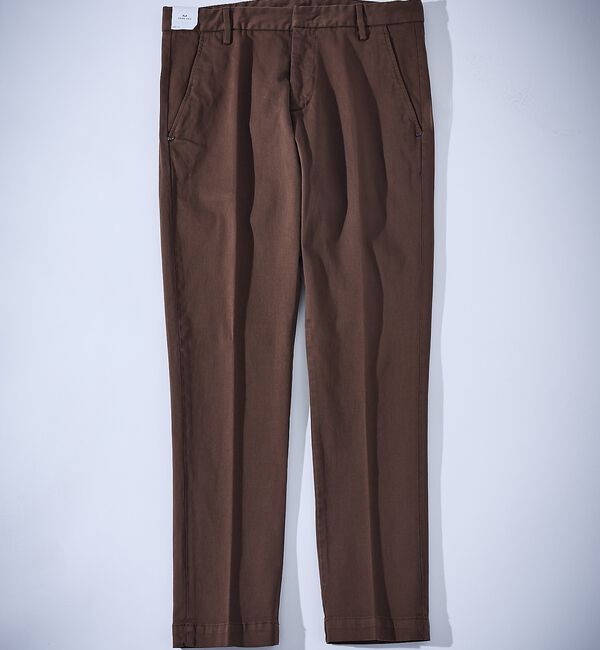 ABAHOUSE「【entre amis】スリムフィット ノープリーツ チノスラックス / 818」|チノ|