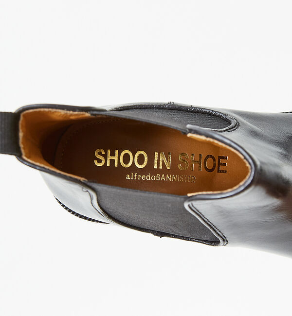 alfredoBANNISTER「【SHOO IN SHOE】カーフレザー チェルシーブーツ / サイドゴアブーツ」|ショートブーツ|