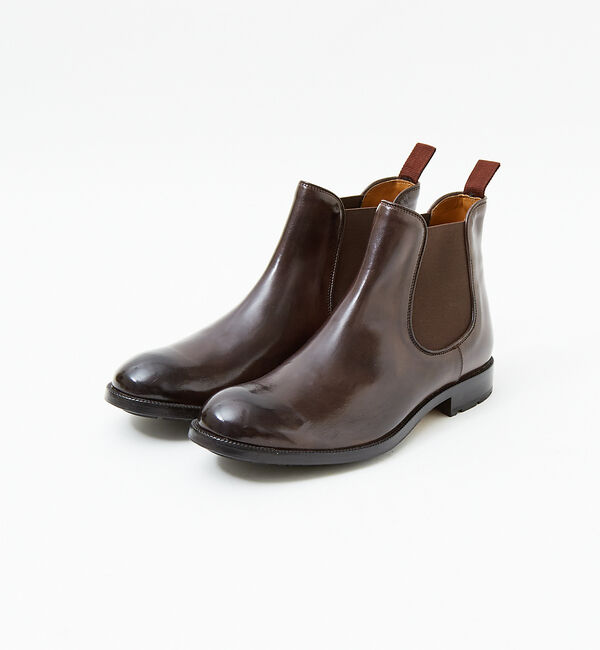 alfredoBANNISTER「【SHOO IN SHOE】カーフレザー チェルシーブーツ / サイドゴアブーツ」|ショートブーツ|