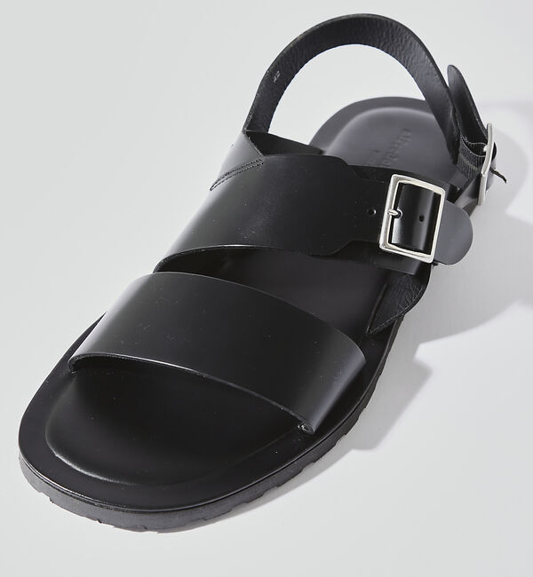 alfredoBANNISTER「バックル ストラップ レザーサンダル」|サンダル|