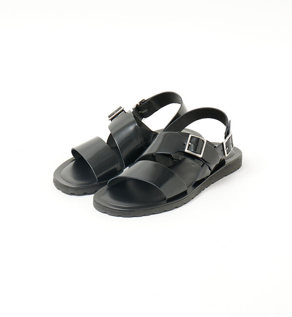 alfredoBANNISTER「バックル ストラップ レザーサンダル」|サンダル|