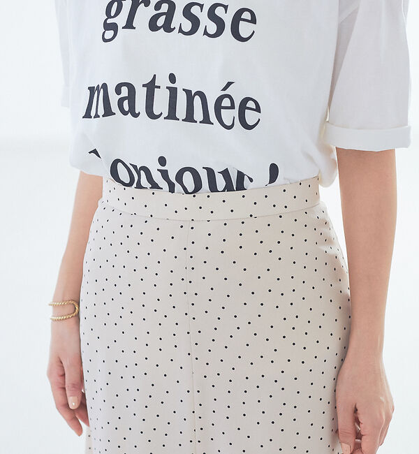 Rouge vif「ドットロングスカート」|スカート|