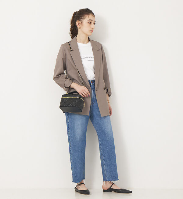 Rouge vif「麻混ダブルジャケット」|テーラードジャケット|