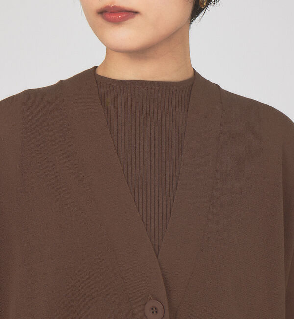 Rouge vif「Vネックオーバーガーディガン」|カーディガン|