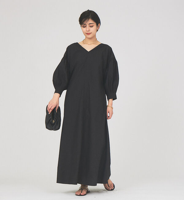 Rouge vif「2WAY袖プリーツワンピース」|ワンピース|