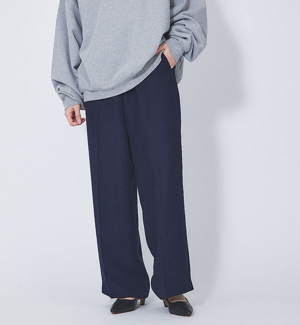 Rouge vif「ベルト付きノンタックワイドパンツ」|その他|