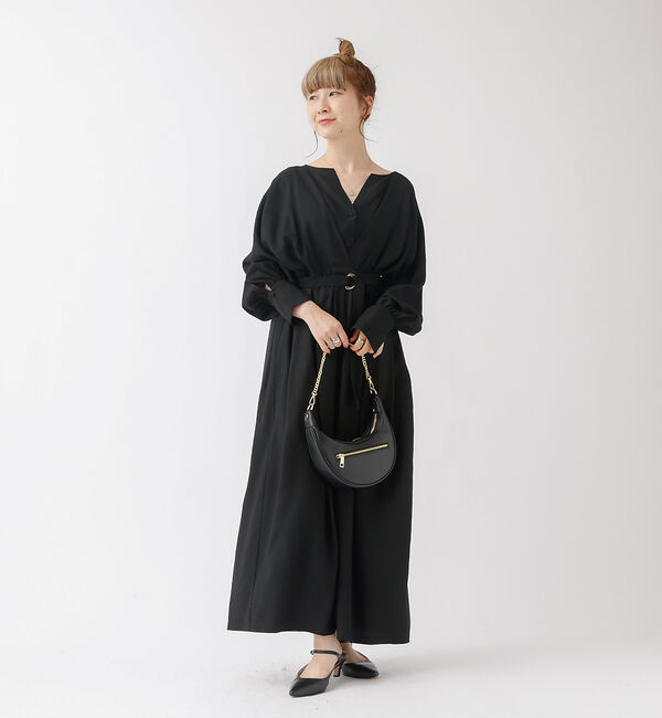 Rouge vif「MANTECOウエストマークワンピース」|ワンピース|