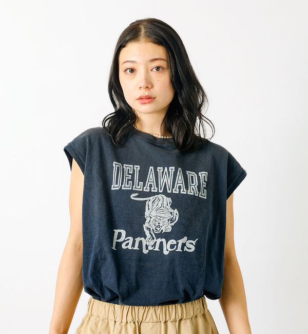 Rouge vif「追加1【REMI RELIEF / レミレリーフ】ロゴTシャツ / ノースリーブ」|Tシャツ・カットソー|