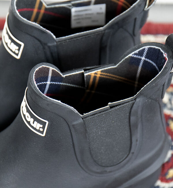 Rouge vif「【Barbour/バブアー】レインブーツショート/レインブーツ/シーズンレス/梅」|レインシューズ|