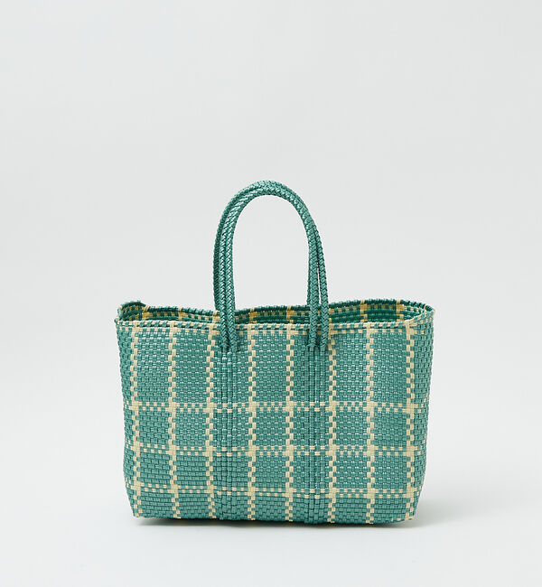 Rouge vif「【MOON BIRD/ムーンバード】手編みのメルカドバッグ/TANPIN/横長/」|ショルダー・メッセンジャー|ブルー系その他1