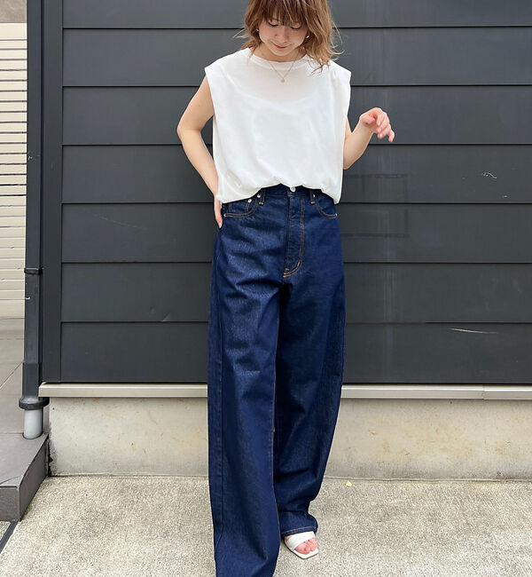 Rouge vif「【NEEDBY heritage/ニードバイヘリテージ】KOH ワイドストレート」|デニム|