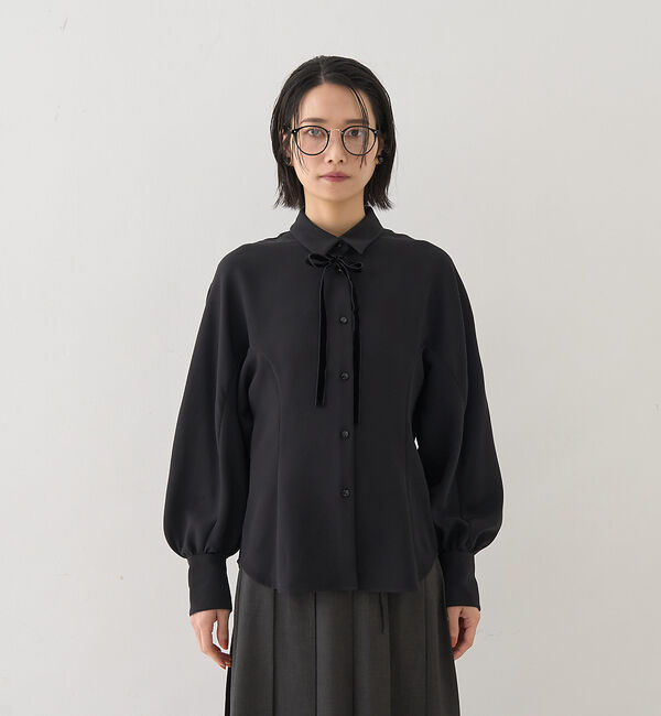 Rouge vif「リボン付きブラウス」|シャツ・ブラウス|