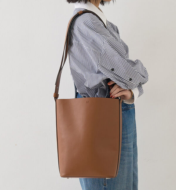 Rouge vif「【&MyuQ/アンドミューク】JUNO mini ショルダーバッグ」|ショルダー・メッセンジャー|キャメル