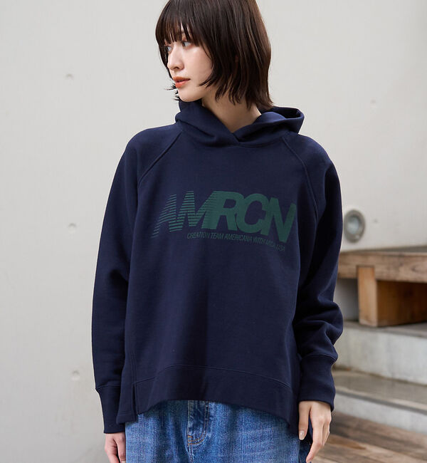 Rouge vif「【AMERICANA&times;MICA＆DEAL/ アメリカーナ&times;マイカ】parka ロ」|パーカー|ダークネイビー