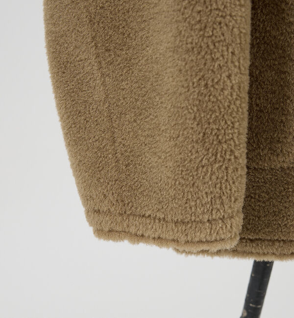 Rouge vif「【2サイズ展開】2WAYスウェードリバーシブルボアコート / ノーカラーコート」|ノーカラーコート|