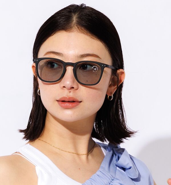 Rouge vif「【IZIPIZI】サングラス / LIGHTCOLOR / ウェリントン / 日」|メガネ|ブラック